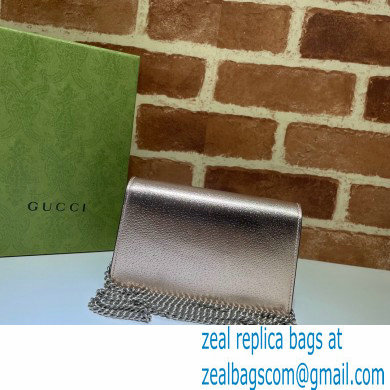 Gucci Dionysus Super Mini Shoulder Bag 476432 Leather Pink Gold