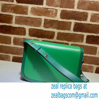 Gucci Horsebit 1955 Small Shoulder Bag 602204 Leather Green/Emerald 2021