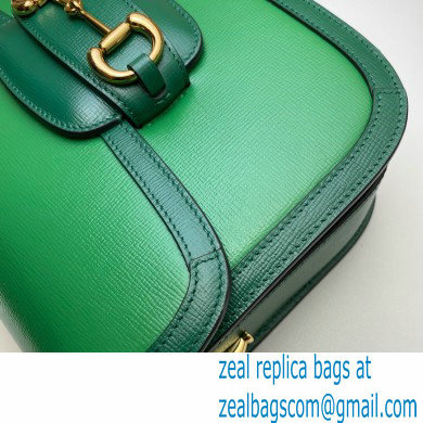 Gucci Horsebit 1955 Small Shoulder Bag 602204 Leather Green/Emerald 2021