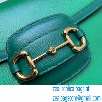 Gucci Horsebit 1955 Small Shoulder Bag 602204 Leather Green/Emerald 2021