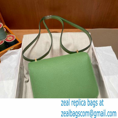 Hermes Constance 18 in original Epsom Leather vert criquet with gold Hardware