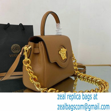 Versace La Medusa Small Handbag Caramel 2021