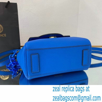 Versace La Medusa Small Handbag Lapis Blue 2021