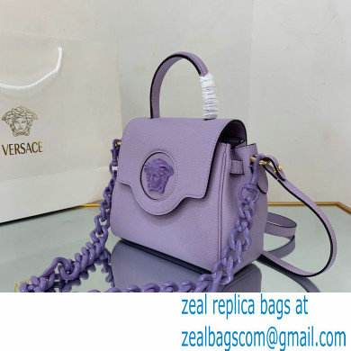 Versace La Medusa Small Handbag Lilac 2021