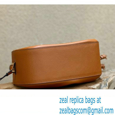 Fendi Pomodorino Drawstring Mini Bucket Bag Leather Brown 2022