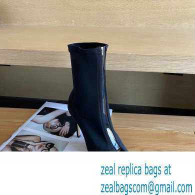 Gianvito Rossi Heel 10.5cm FABRIC and TPU HIROKO BOOTIE Black 2022