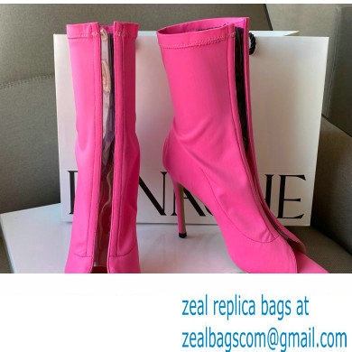 Gianvito Rossi Heel 10.5cm FABRIC and TPU HIROKO BOOTIE Fuchsia 2022