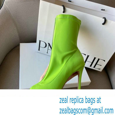 Gianvito Rossi Heel 10.5cm FABRIC and TPU HIROKO BOOTIE Green 2022