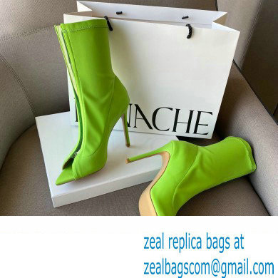 Gianvito Rossi Heel 10.5cm FABRIC and TPU HIROKO BOOTIE Green 2022