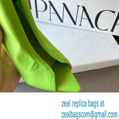 Gianvito Rossi Heel 10.5cm FABRIC and TPU HIROKO BOOTIE Green 2022