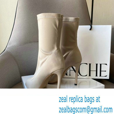 Gianvito Rossi Heel 10.5cm FABRIC and TPU HIROKO BOOTIE Nude 2022