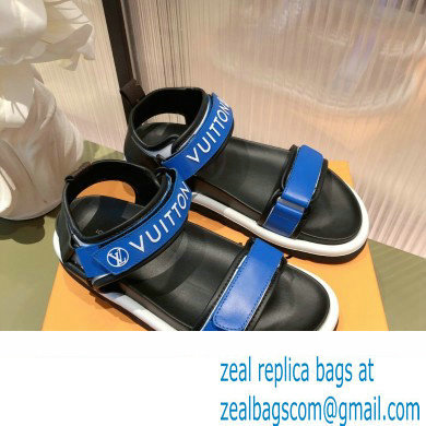 Louis Vuitton Pool Pillow Comfort Sandals Blue 2022