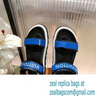 Louis Vuitton Pool Pillow Comfort Sandals Blue 2022