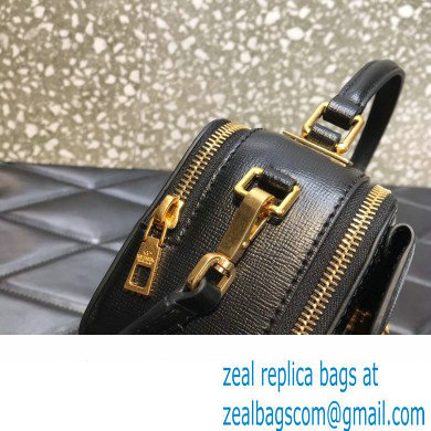 Valentino Alcove Rockstud Vlogo Leather Crossbody Bag Black 2022 - Click Image to Close