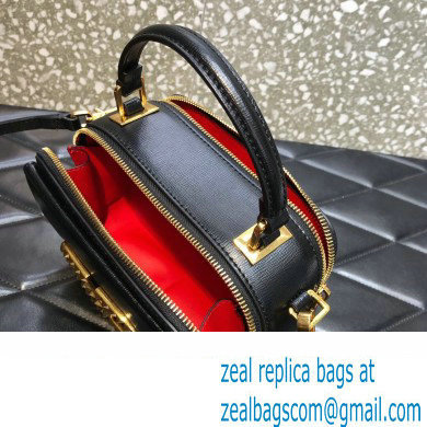 Valentino Alcove Rockstud Vlogo Leather Crossbody Bag Black 2022
