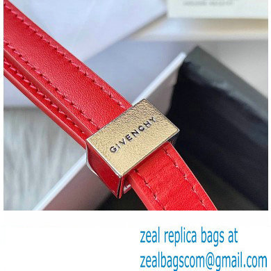 Givenchy Small 4G Bag in Box Leather Red