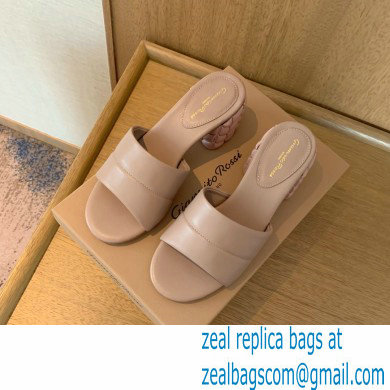 Gianvito Rossi Heel 6cm FLOREA Mules Nude 2022