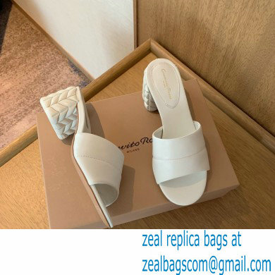 Gianvito Rossi Heel 6cm FLOREA Mules White 2022