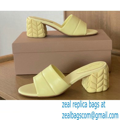 Gianvito Rossi Heel 6cm FLOREA Mules Yellow 2022