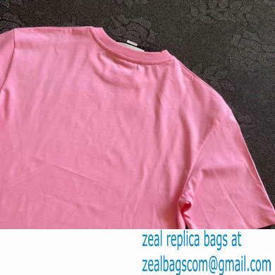 Gucci Cotton jersey 'Gucci Firenze 1921' T-shirt pink 2022