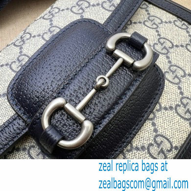 Gucci Horsebit 1955 GG mini bag 658574 Blue 2022