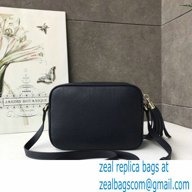 Gucci Soho Small Leather Disco Bag 308364 Dark Blue