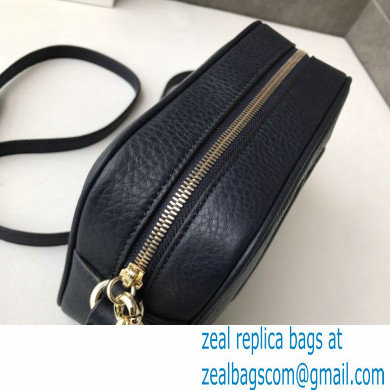 Gucci Soho Small Leather Disco Bag 308364 Dark Blue