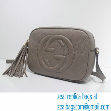 Gucci Soho Small Leather Disco Bag 308364 Etoupe