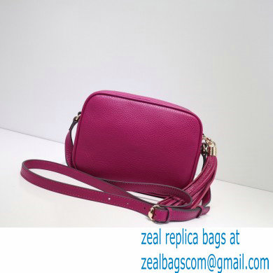 Gucci Soho Small Leather Disco Bag 308364 Fuchsia