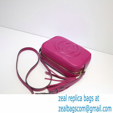 Gucci Soho Small Leather Disco Bag 308364 Fuchsia