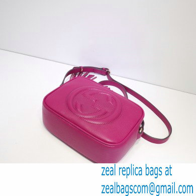 Gucci Soho Small Leather Disco Bag 308364 Fuchsia