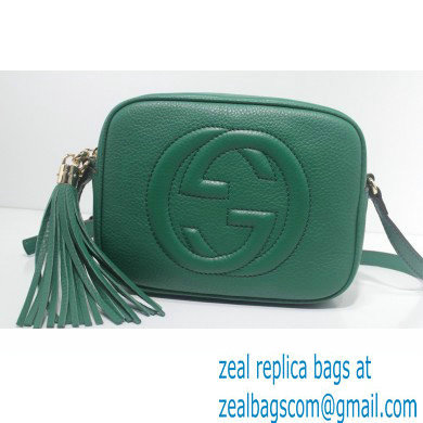 Gucci Soho Small Leather Disco Bag 308364 Green