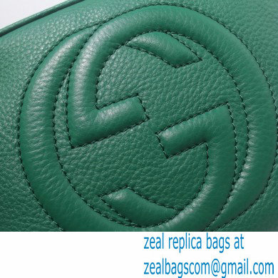 Gucci Soho Small Leather Disco Bag 308364 Green