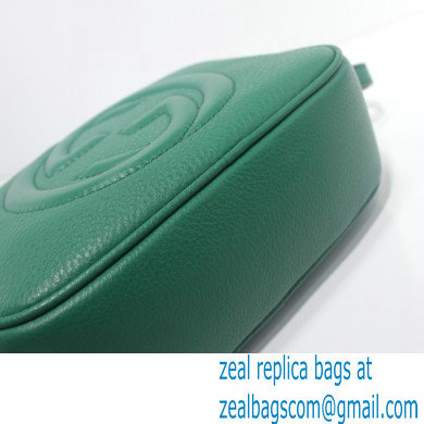 Gucci Soho Small Leather Disco Bag 308364 Green