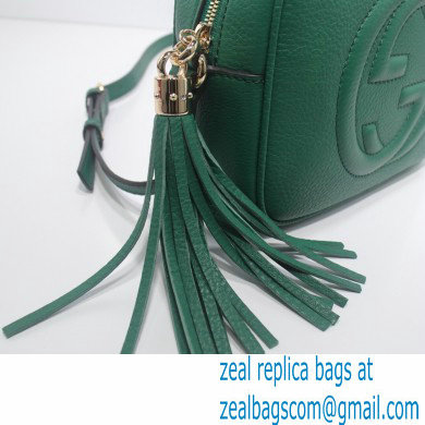 Gucci Soho Small Leather Disco Bag 308364 Green