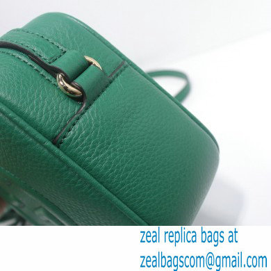 Gucci Soho Small Leather Disco Bag 308364 Green