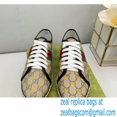 Gucci maxi GG Canvas Espadrilles Bee Beige with Web 2022