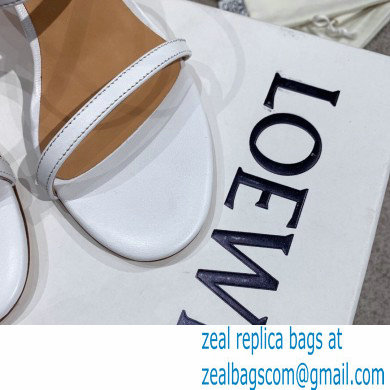 Loewe Nail polish sandals White/Pink 2022