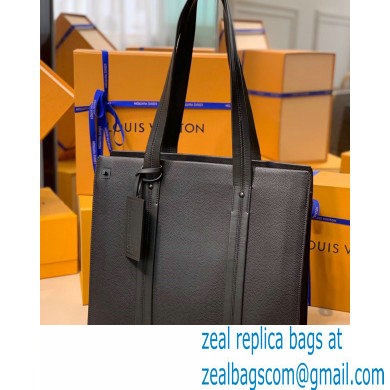 Louis Vuitton Aerogram leather Tote Bag M57308 Black