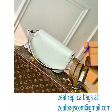 Louis Vuitton Calfskin Leather Swing Bag M20395 White