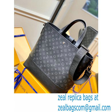 Louis Vuitton Monogram Eclipse canvas Saumur Tote Bag M45914