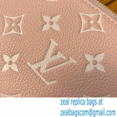 Louis Vuitton Monogram Empreinte Leather Zippy Wallet Spring in the City M81279 Pink