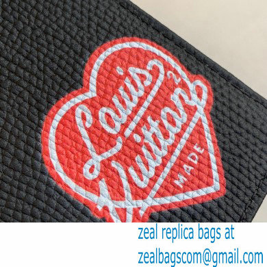 Louis Vuitton Monogram denim Brazza Wallet Black