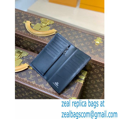 Louis Vuitton Monogram denim Brazza Wallet Black