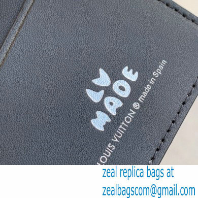 Louis Vuitton Monogram denim Brazza Wallet Black