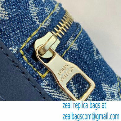 Louis Vuitton Monogram denim Japanese Cruiser Bag M45970 Blue