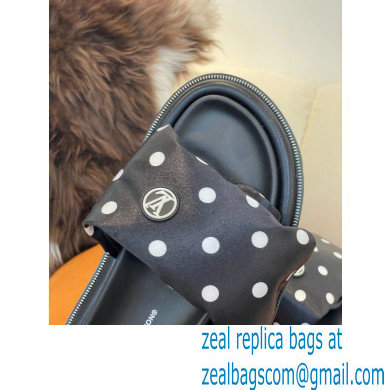 Louis Vuitton Pool Pillow Comfort Mules Satin Polka Dots Black 2022