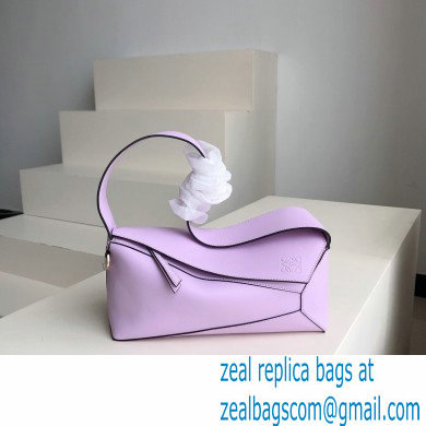 loewe Puzzle Hobo bag in nappa calfskin Bloom Orchid