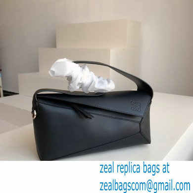 loewe Puzzle Hobo bag in nappa calfskin black