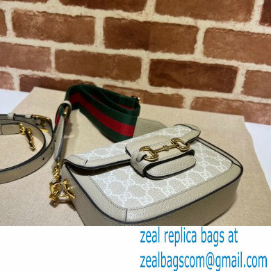 Gucci Horsebit 1955 GG mini bag 658574 GG Canvas Oatmeal